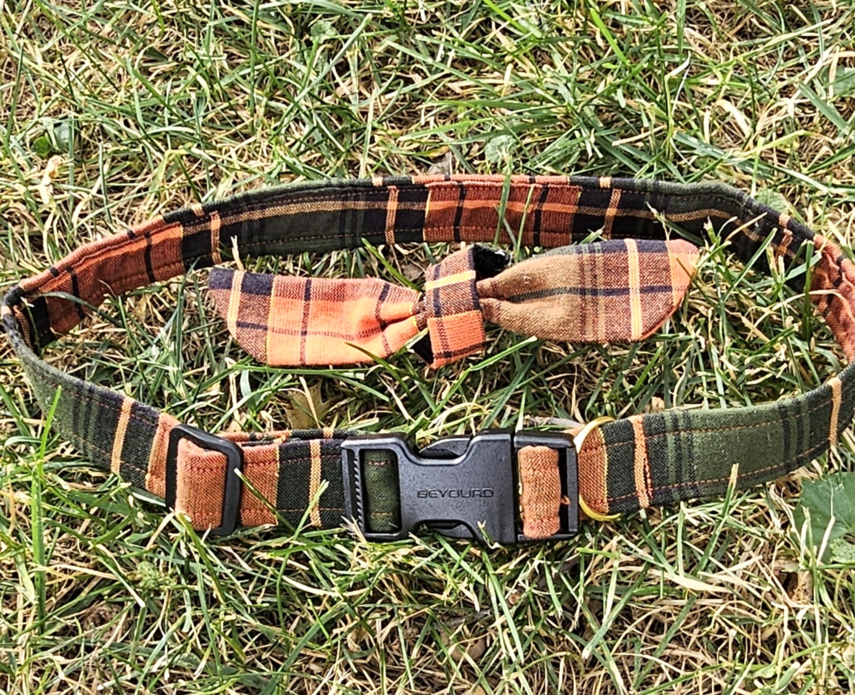 Fall Dog Collar and Bow