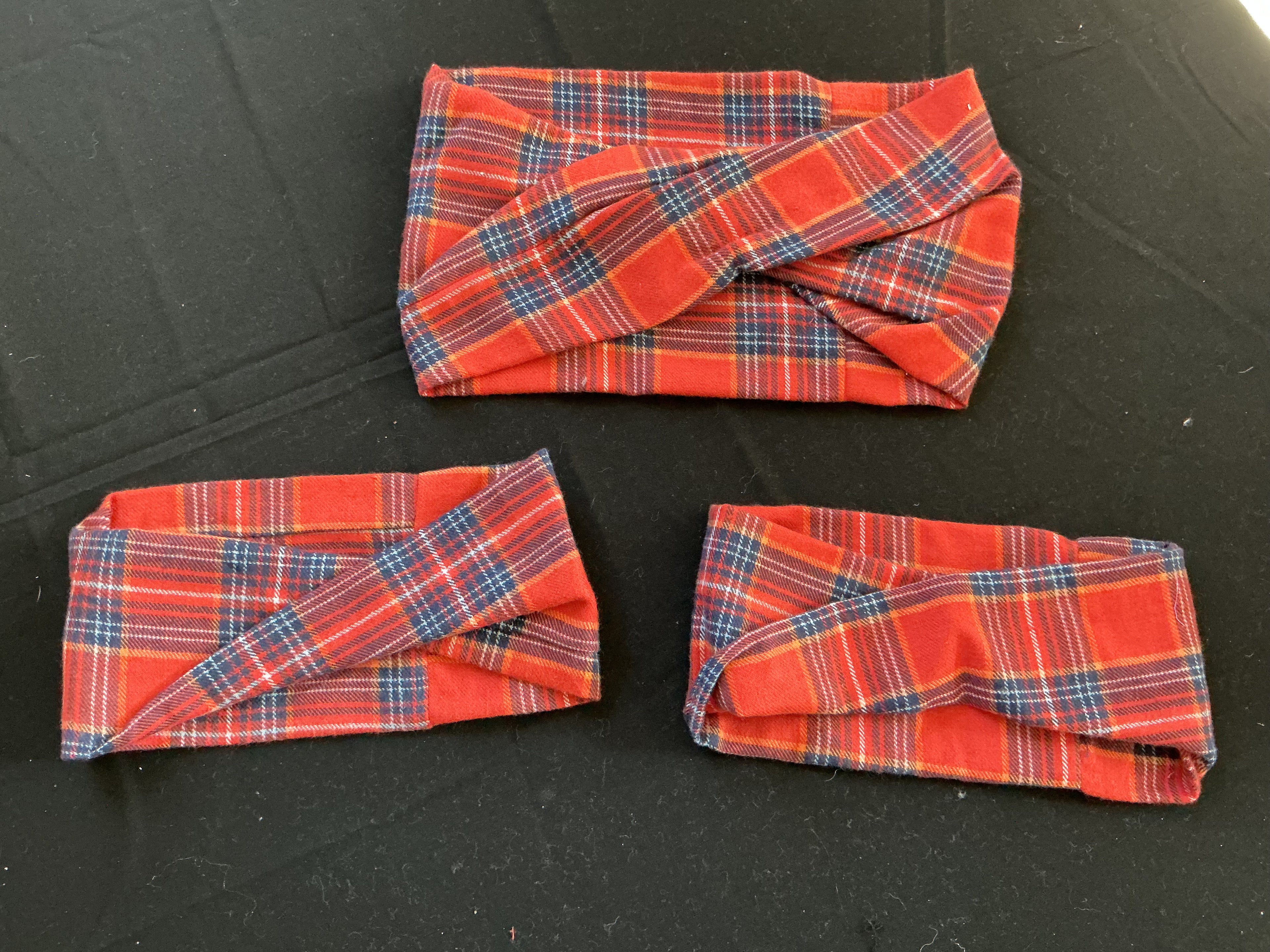 Orange Plaid Infinity Scarf - Never Ending Style Collection