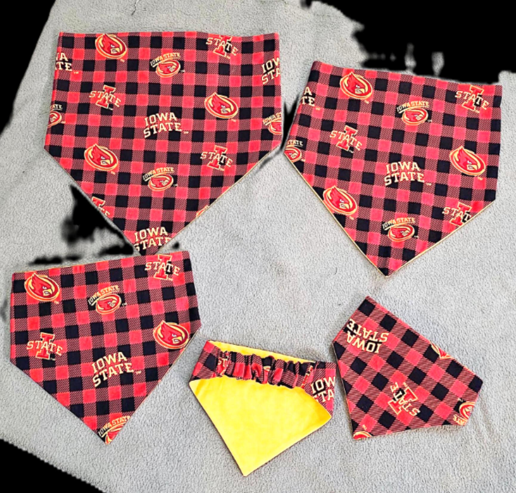 Checkered Cyclone Bandana - Tailgates & Tails Collection