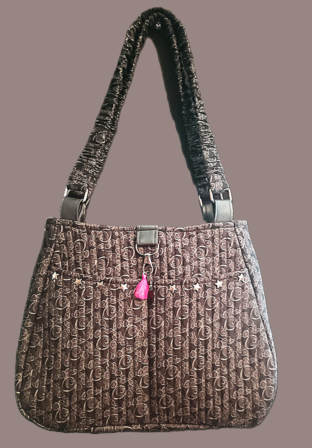 Midnight Bloom Eloquence Handbag