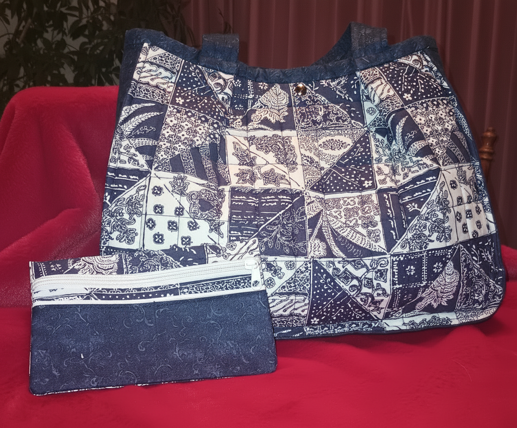 Blue Bandana Beauty - Enhanced Photo 1