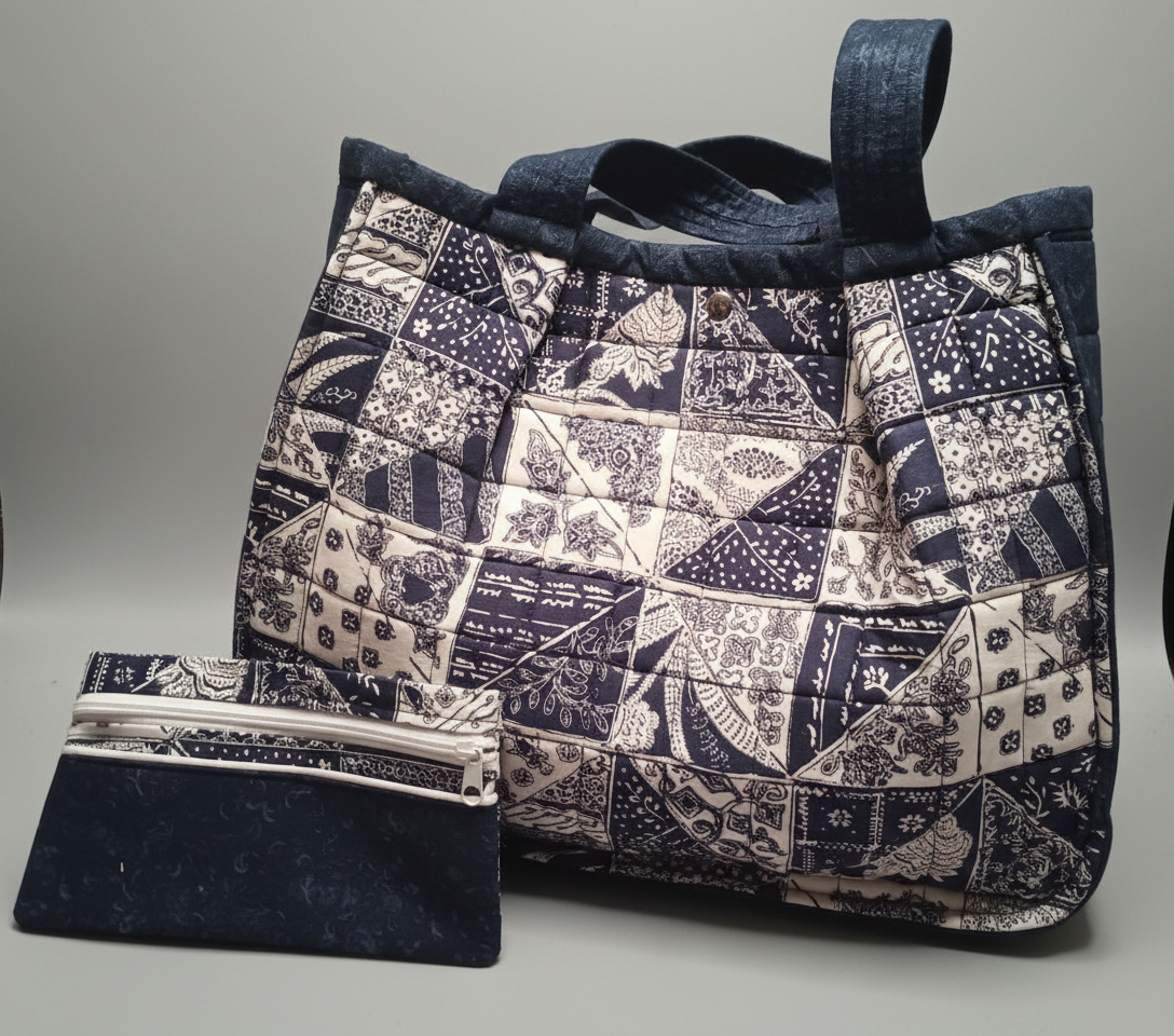 Blue Bandana Beauty - Enhanced Photo 2