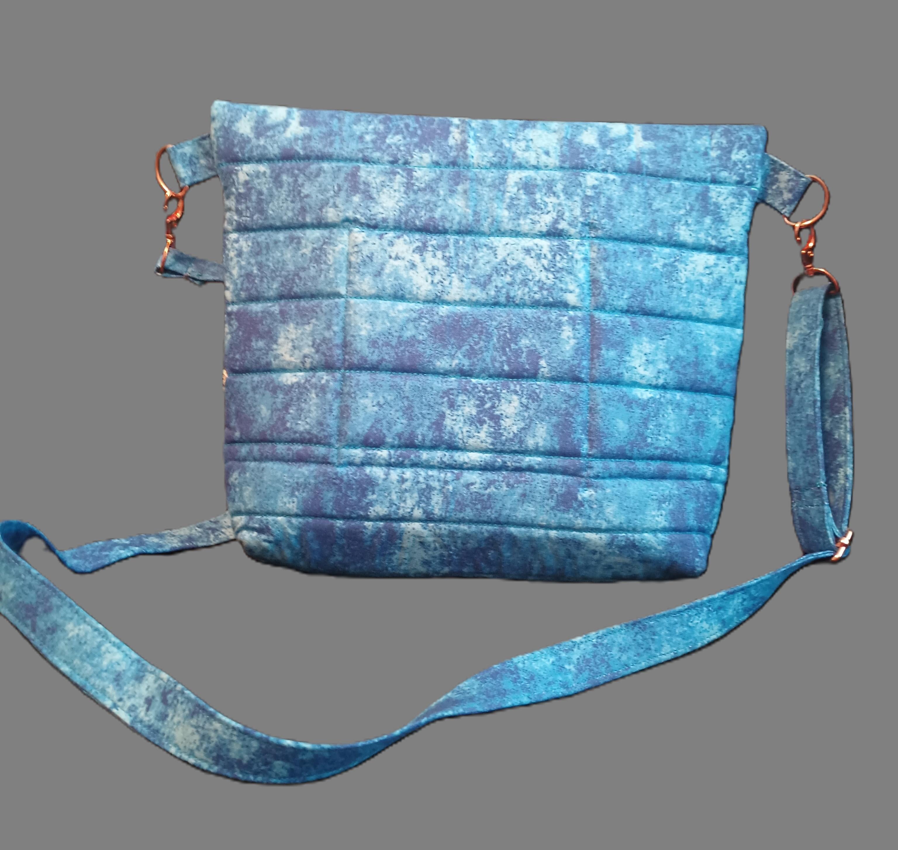 Elegant Blue Dreams Crossbody Bag - Teen/Young Adult