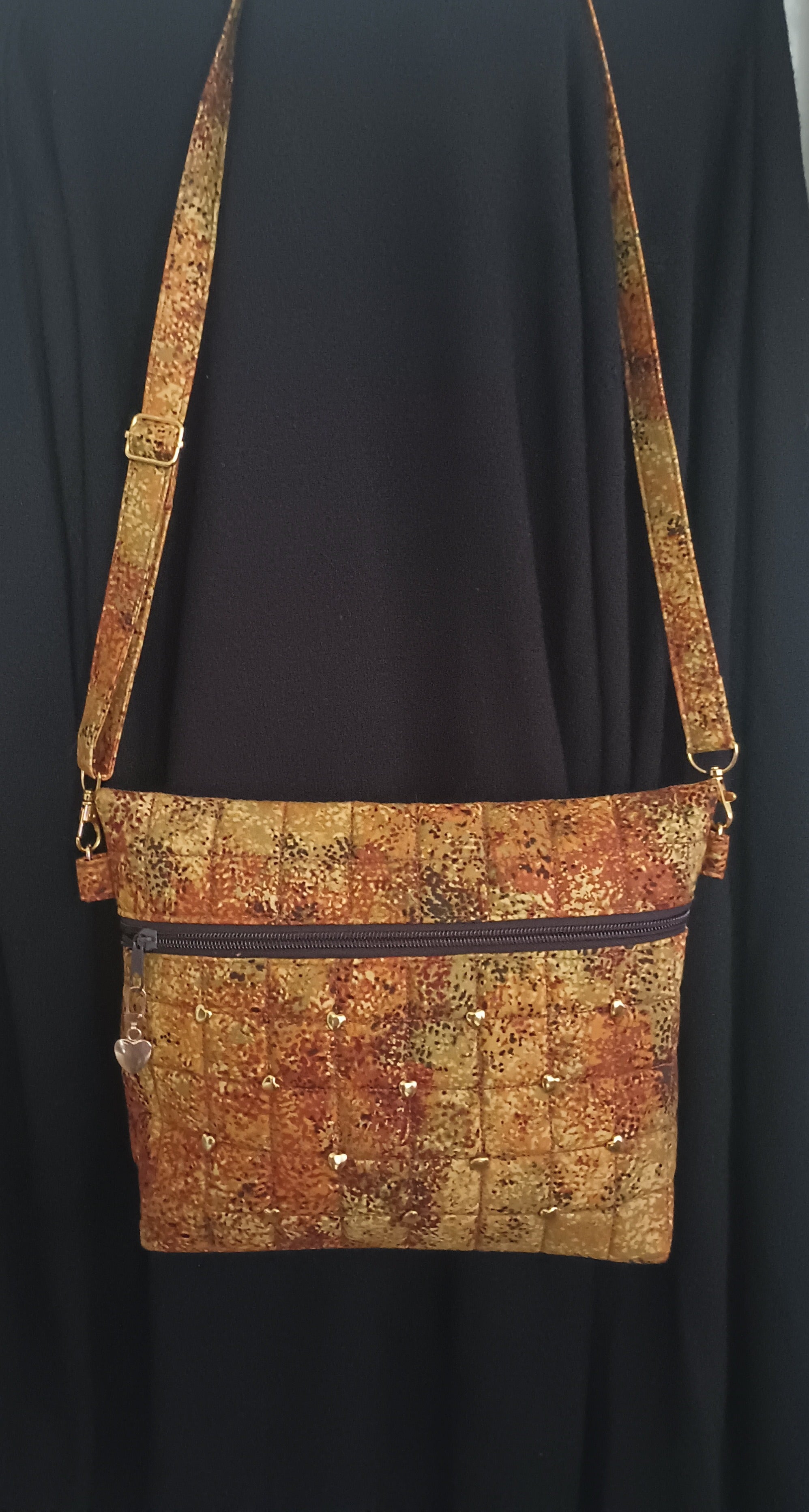 Desert Sand Zippered Crossbody Bag - Southwest Soul Collection