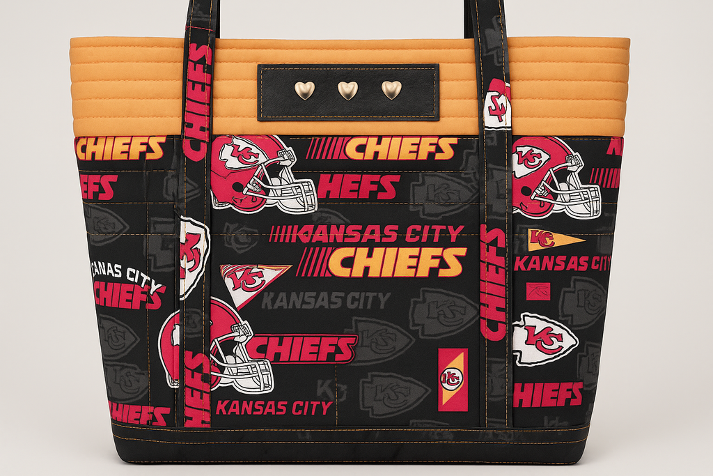 Enhanced Back View - Kansas City Chiefs Quilted Tote