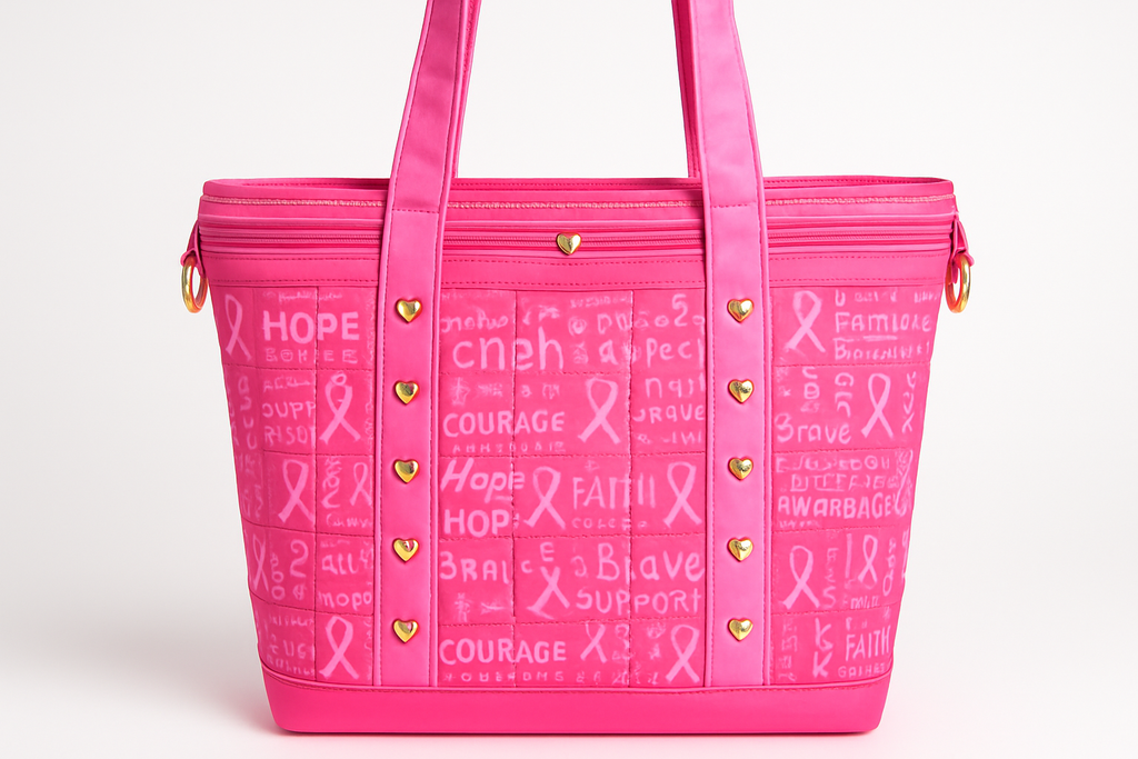 Enhanced Breast Cancer Tote Bag - View 1