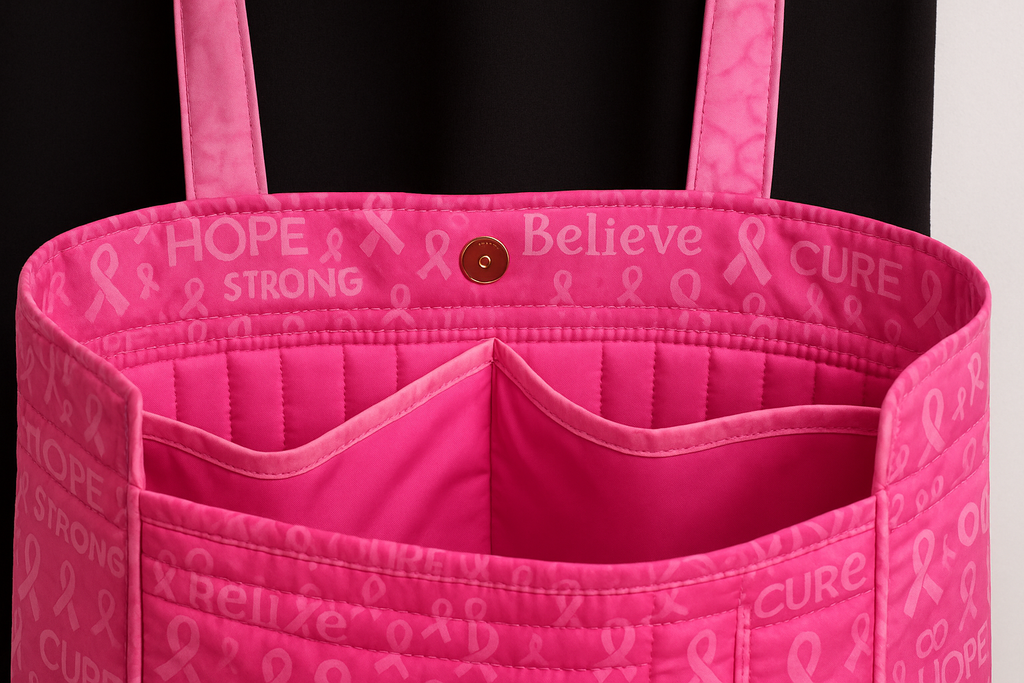 Enhanced Breast Cancer Tote Bag - View 2