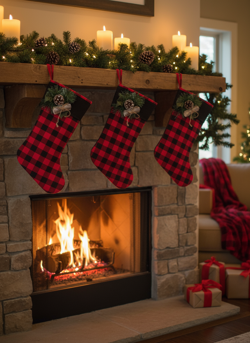 Farmhouse Stockings Lifestyle Photo - Updated