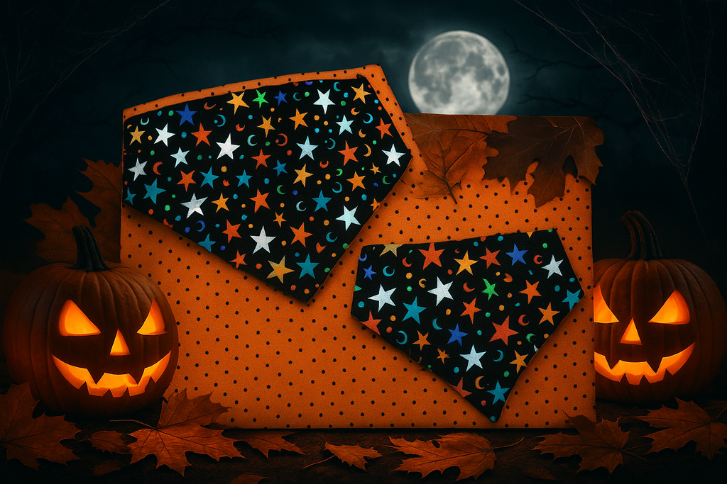 Halloween Enhanced Starry Night Glow Bandana
