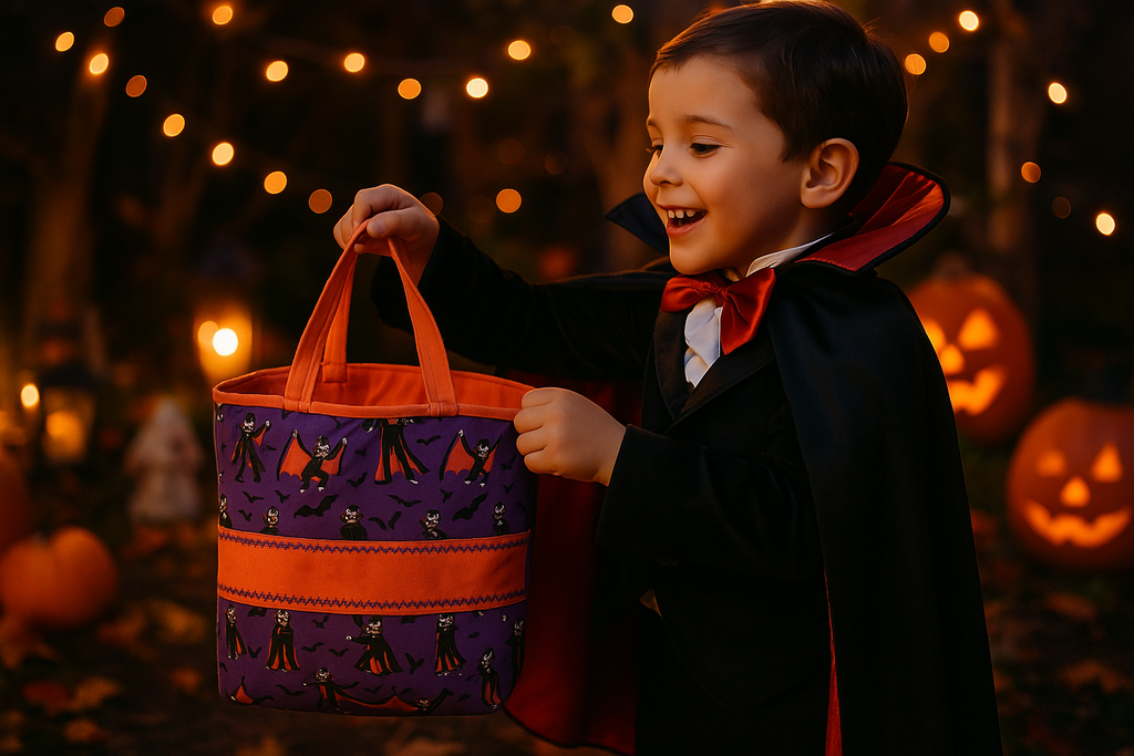 Halloween lifestyle photo of Vampire Trick or Treat Bag