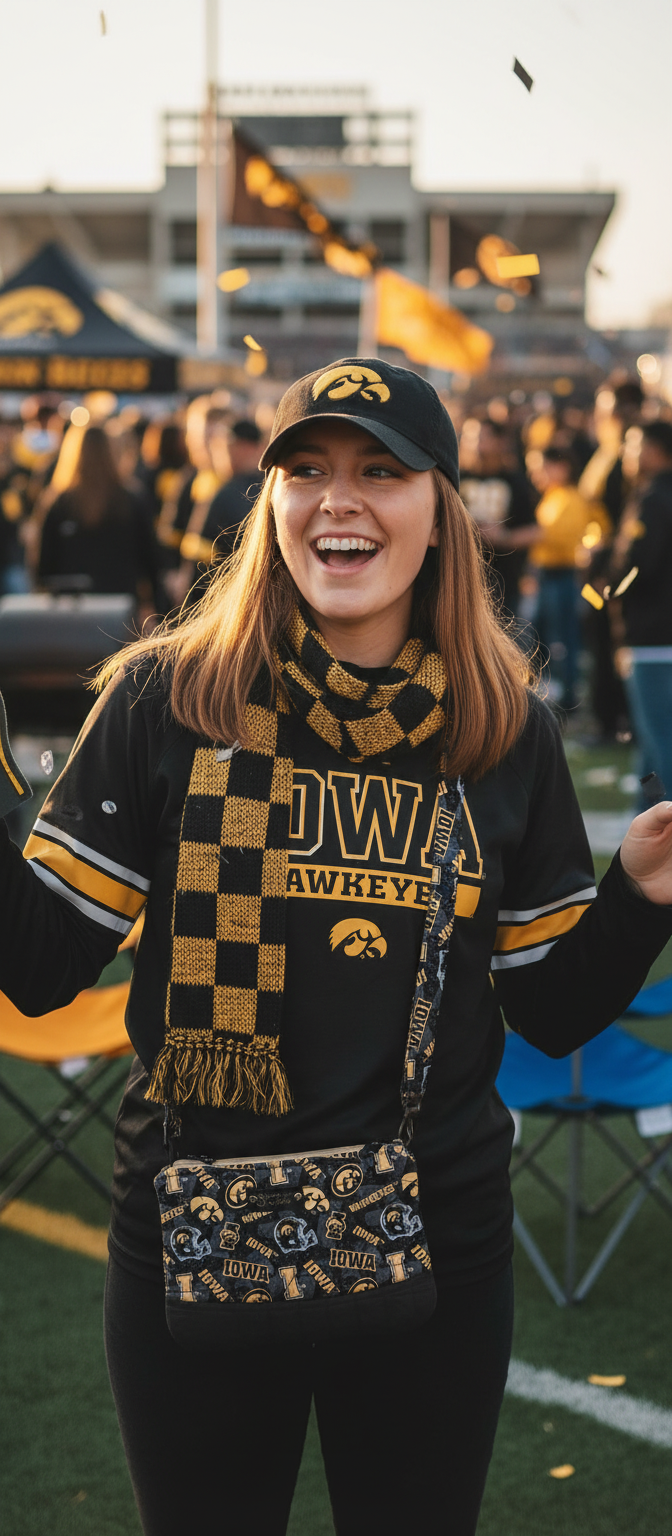 Iowa Hawkeyes Clutch - Game Day Lifestyle