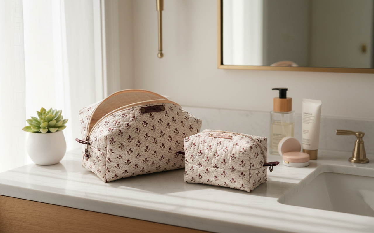 Lifestyle photo - Vines and Ivy Makeup Bags