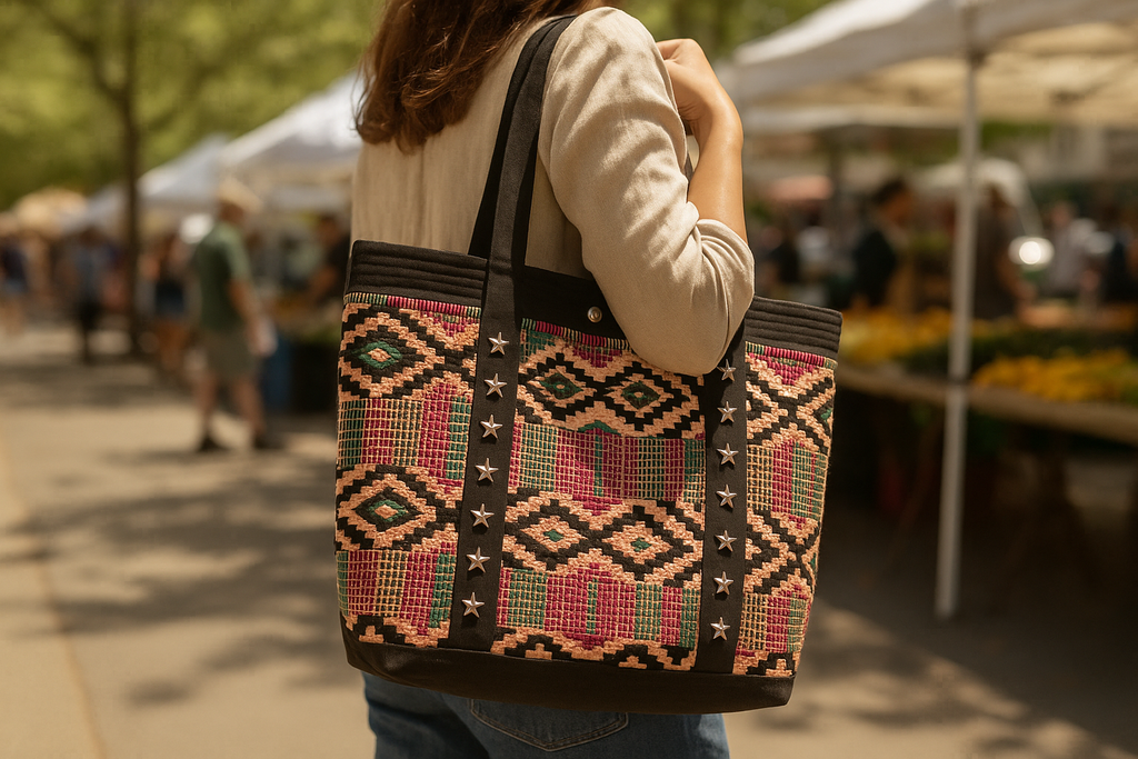 Lifestyle Shot of Cotton Tote Bag