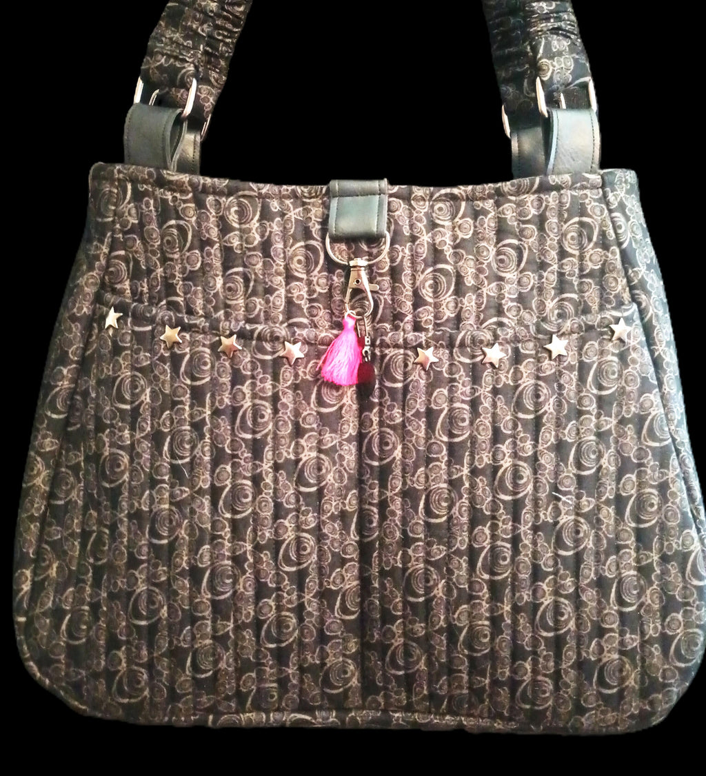 Midnight Bloom Eloquence Handbag