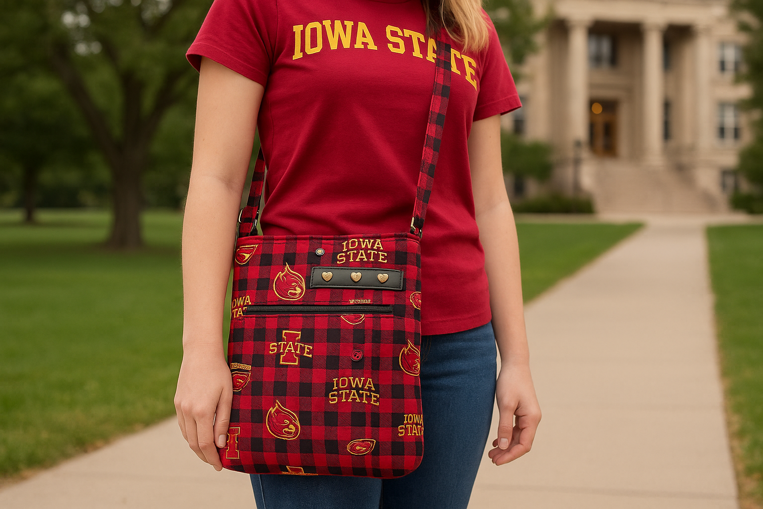 New Lifestyle Shot - Iowa State Cyclones Crossbody