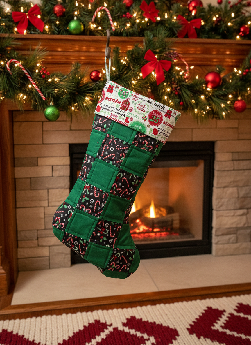 Patchwork Stocking Lifestyle