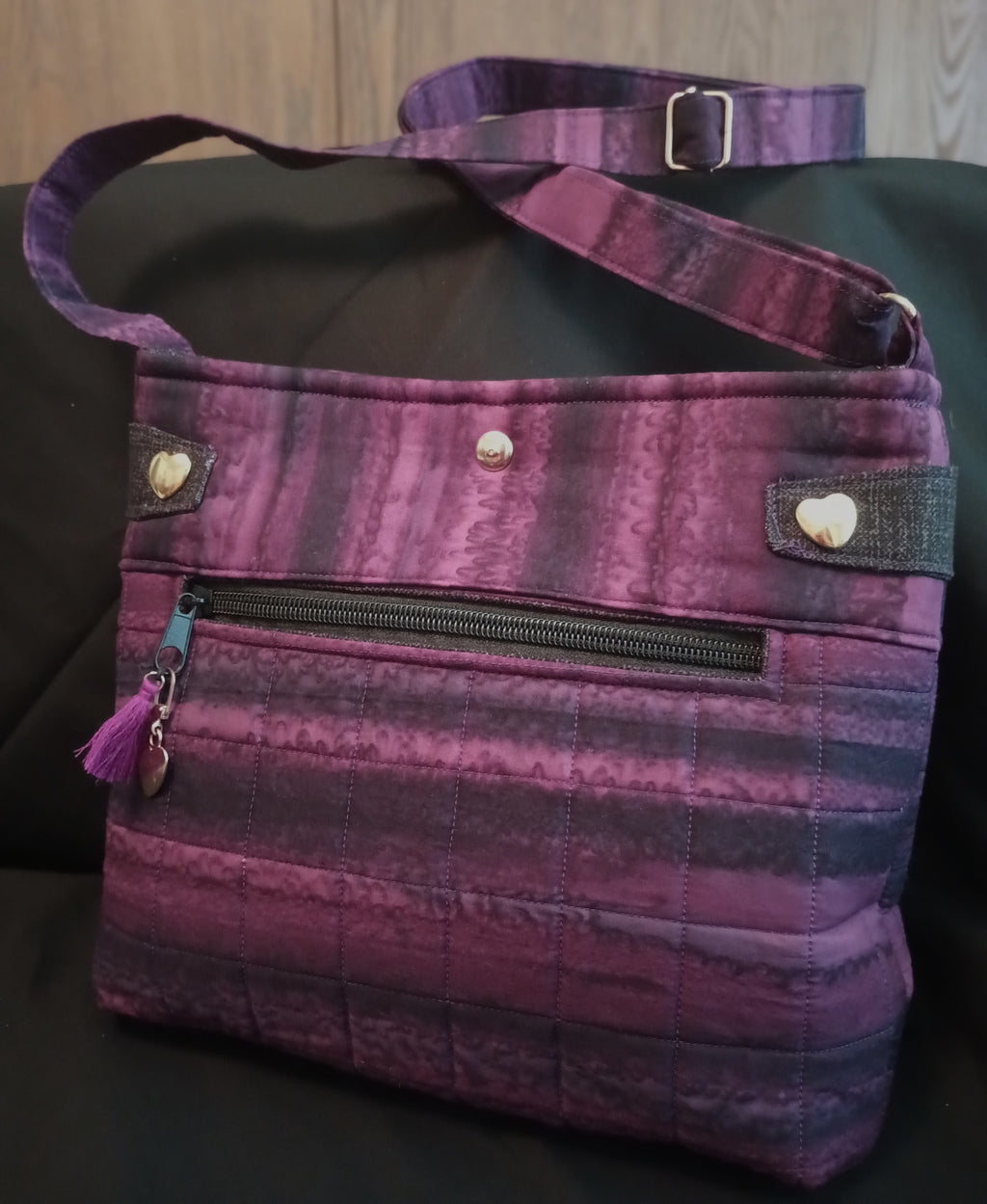 Purple Elegance Crossbody Bag - Teen/Adult
