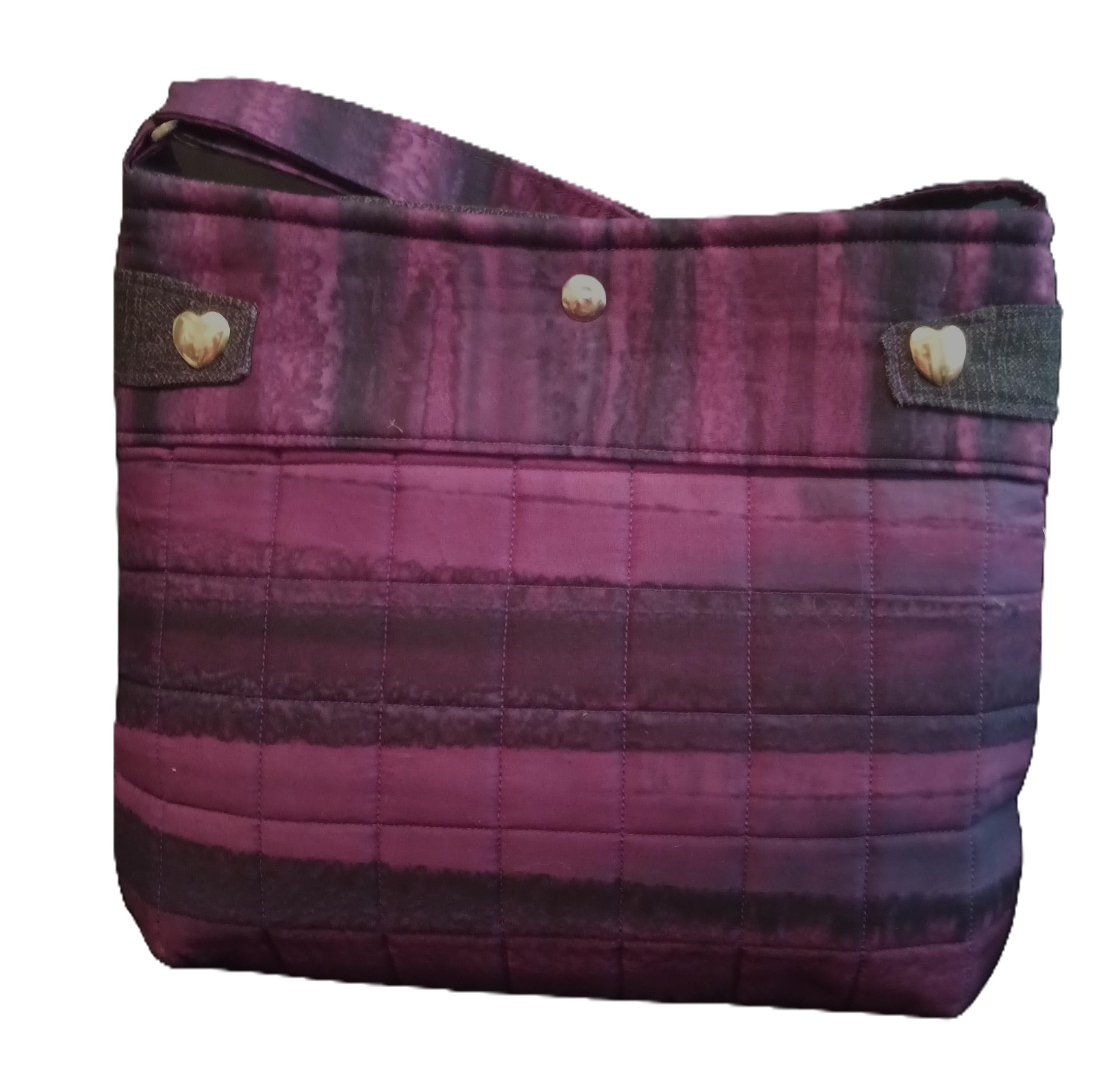 Purple Elegance Crossbody Bag - Teen/Adult